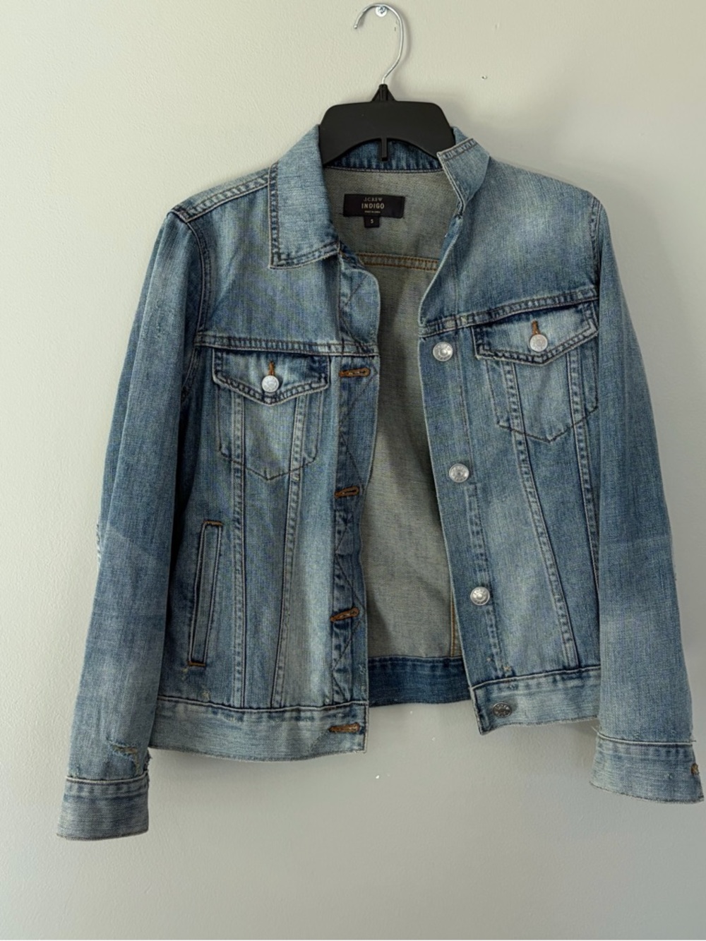 J. Crew Light Wash Denim Jacket